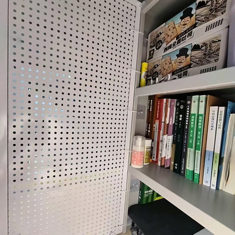 洞洞板免打孔上墙固定配件大全挂篮置物架长孔通用钉粘贴强力挂钩