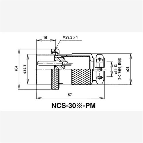 七星连接器NANABOSHI七星科学航空插头NCS-302-TPM接头插座接插件