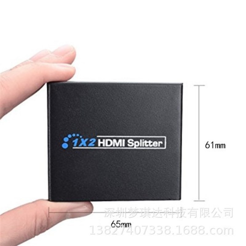 hdmi分配器一m进二出 hd装饰盖