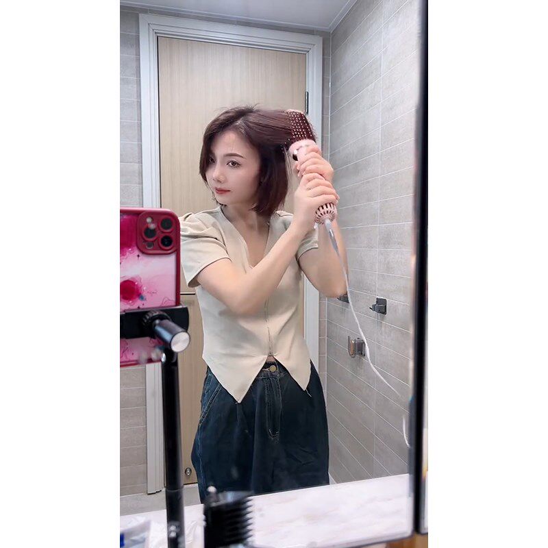 热风梳多c功能吹风梳卷发器负离子一站式吹风机2024新款网红