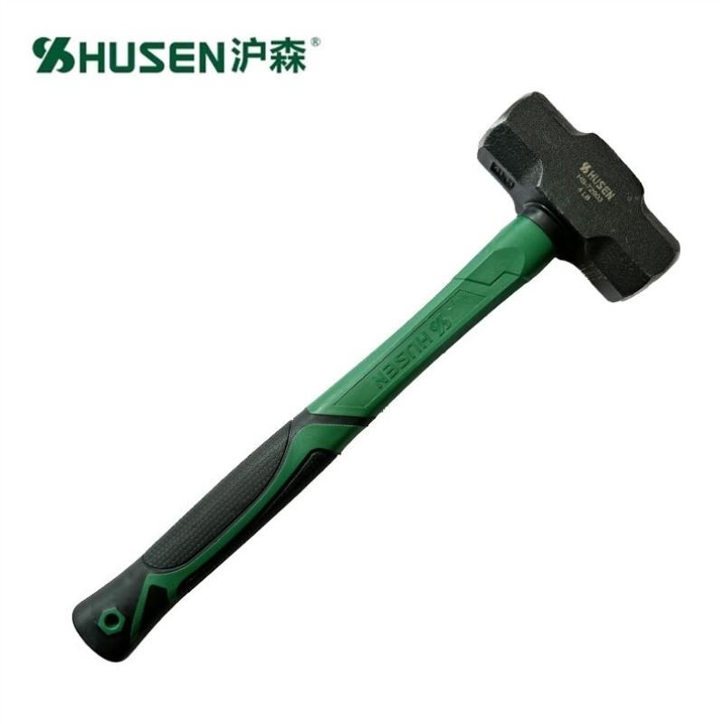 沪森HUSEN4磅包塑柄八角锤手锤铁锤子榔头大锤4PHS729031个