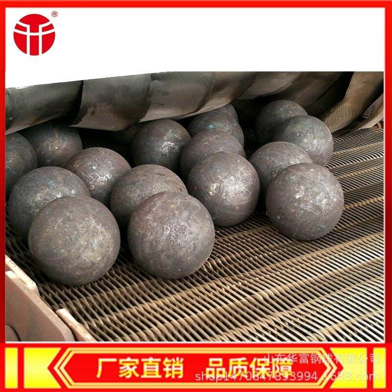 厂家供应耐磨钢球矿山球磨机用不破碎N不失圆实心研磨铁球