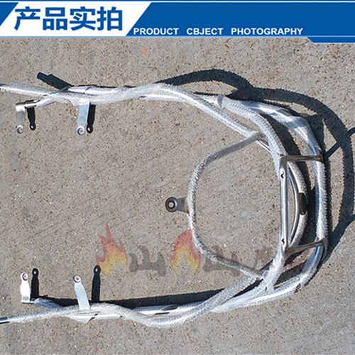 适用ZY125摩托车护杠5代凌鹰YMH老款凌鹰125全车U护架不锈钢保险