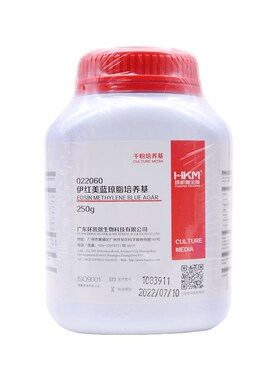 环凯 伊红美蓝琼脂培养基(EMBt) BR250g/瓶 022060 环凯 用于分离