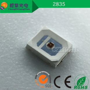 黄灯 黄色 z黄光 反极 高亮 2835 0.1W贴片led灯珠 0.2w 双芯晶元