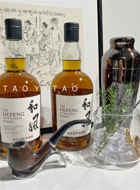 现代轻奢样板房h间餐边柜橱柜洋酒主题装饰摆威士忌调酒器具小众