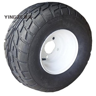 8寸轮胎轮毂 自制三轮沙滩四轮卡丁车8寸轮子高尔夫球G车18X9.5