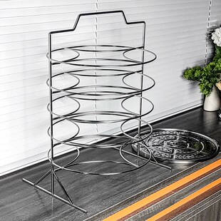 火锅店餐a具网红上菜菜盘顺德桑拿鱼端菜托盘多层手提架烤肉盘架