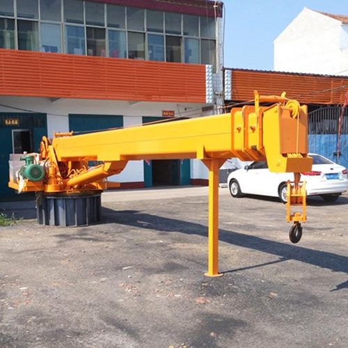 船用吊机码头起重机伸缩悬臂港口渔船K甲板液压固定吊机克令吊