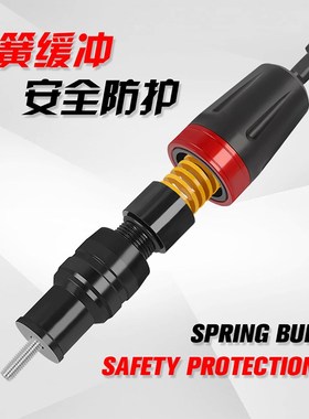 适用川崎Z650 Z900/RS VERSYS-X300改装排Q气管防摔胶棒防摔球配