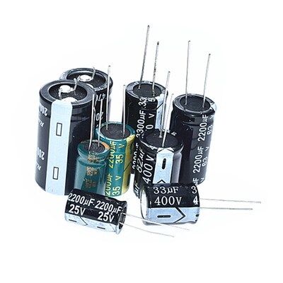铝电解电容器10/16v/25v/35/50/10uf/22/47/100uF/1000/3300/2200