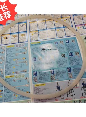 热卖压力桶大型密封圈39X37cm直径点胶桶罐盖子方条白色透明胶圈