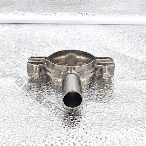 304不锈钢卫生级管支架夹卫生级管夹管卡管子固定不锈钢管托管码