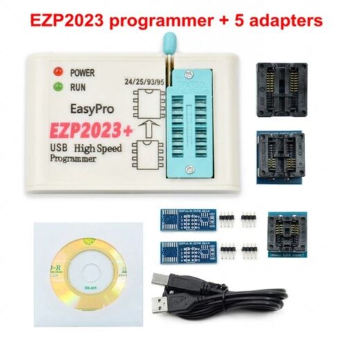 EZP2023+ 高速SPI FLASH编程器 24/25/93 bios 25T80烧录脱机复制