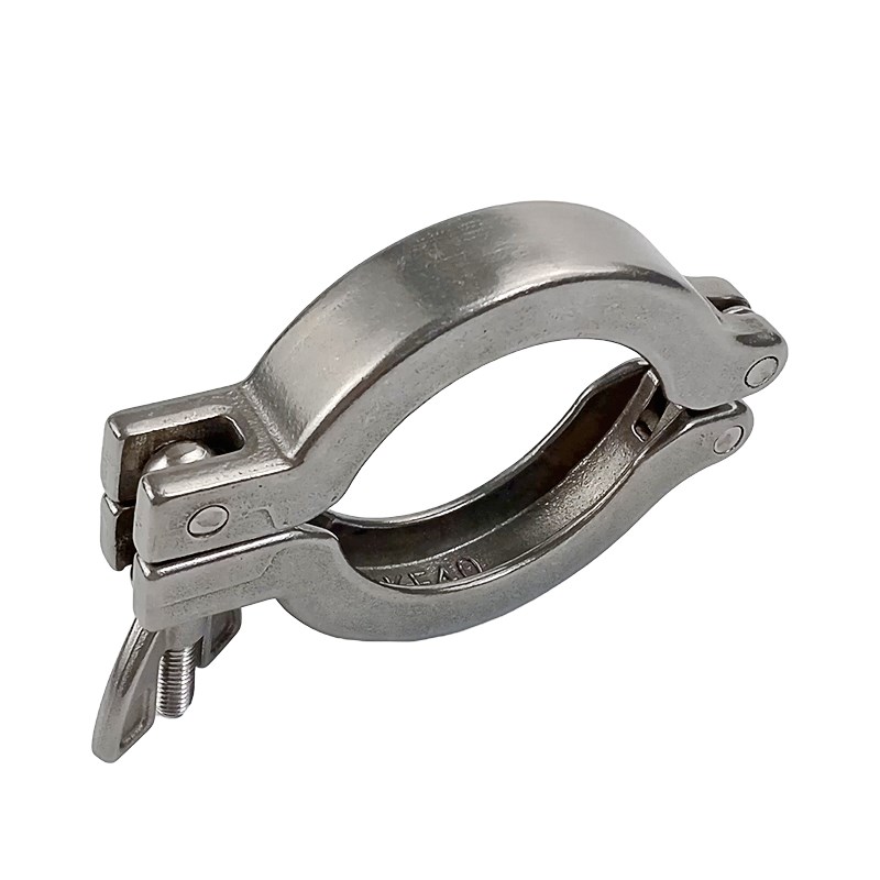 304不锈钢真空卡箍卡箍KF16/10/25/40/50铝R合金快装卡箍氟胶支架