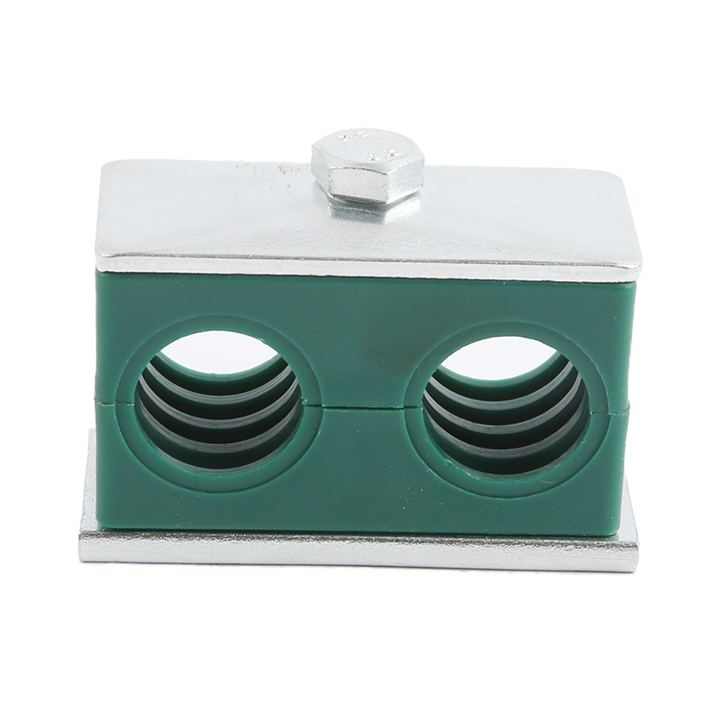 轻型双孔管夹船用液压塑料管夹管z卡轻型双联机械卡箍固定件 6-42