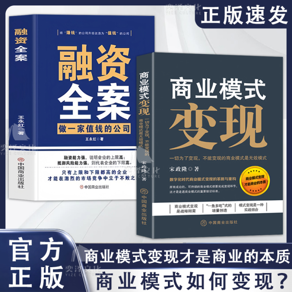 融资全案+资本运作30种模式与实战解析+商业模式变现 投资改变命运 资本撬动未来 如何做一家值钱的公司 正版速发
