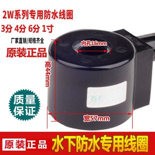 4分 孔水阀1 电磁阀16MM6分内喷泉线圈线圈 寸防水防水水阀