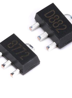 贴片三极管SOT-89B772/D882音频功放开关30V1.5A/3APNP/NPN