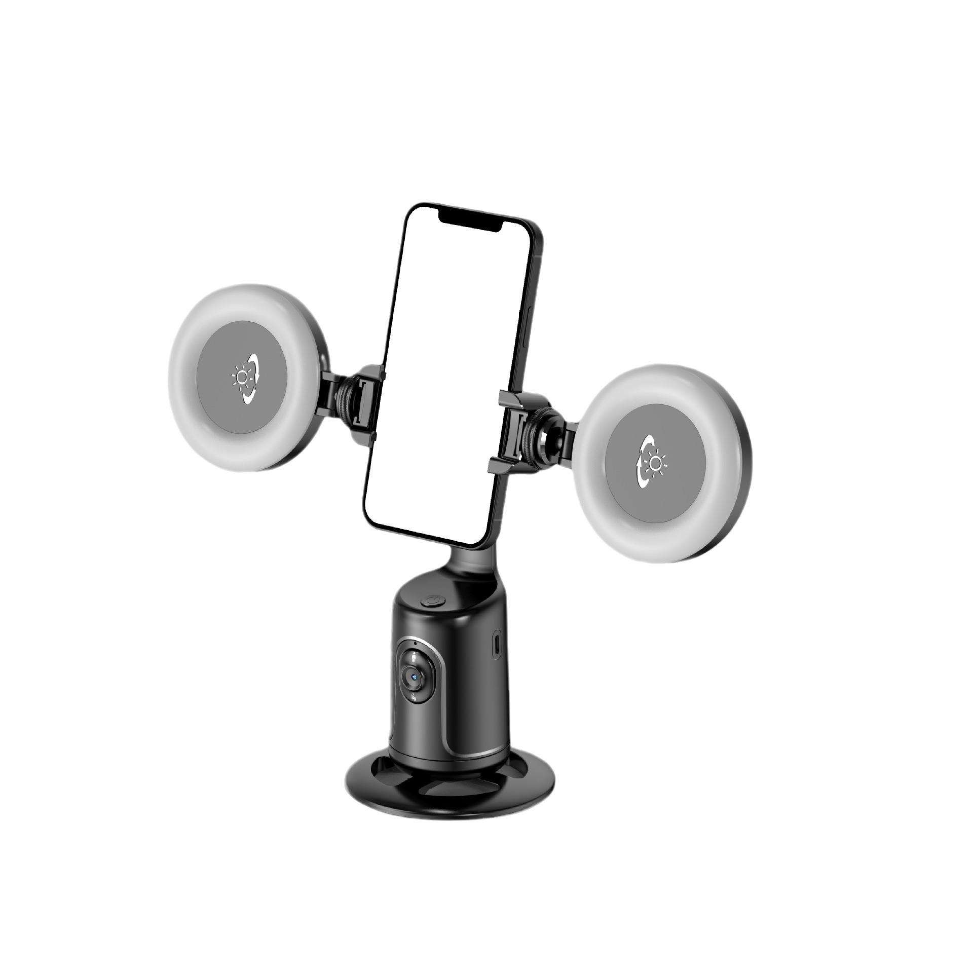 跨境360智能跟拍云台神器免APP视频拍摄直播AI识别人脸追踪稳定器