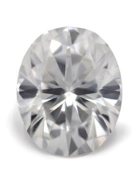 厂家直供蛋形D特白色VVS净度莫桑石异形莫桑钻裸石优白超白