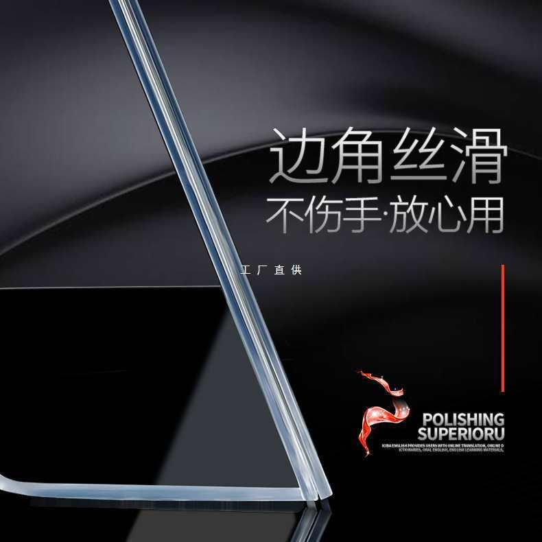 L型竖式4R透明广告展示牌PS有机塑料台签A6桌面展示架台卡桌