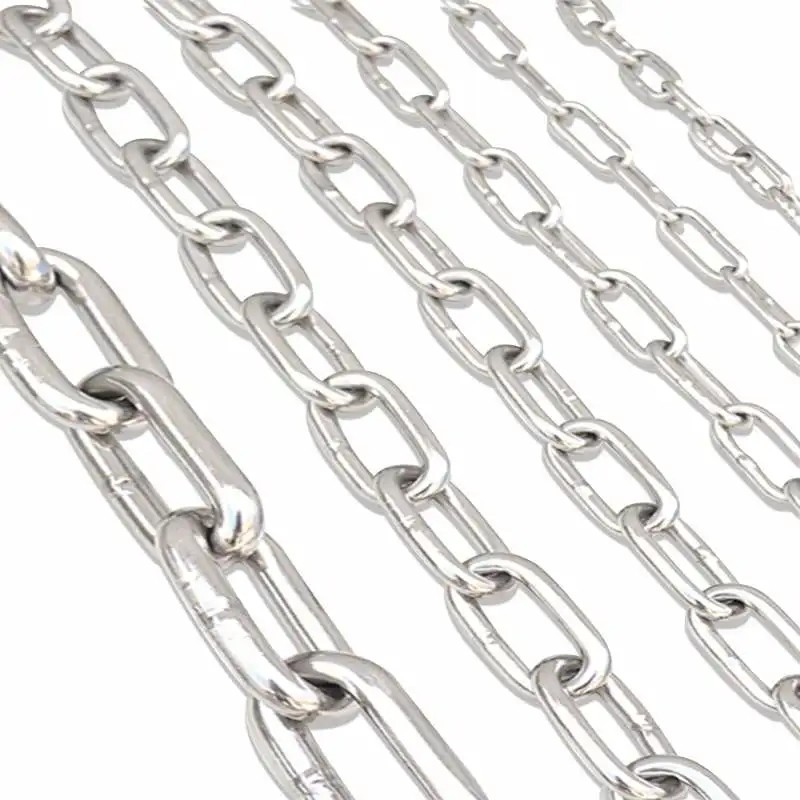 304不锈钢链条锁链宠物狗铁链吊牌吊灯晾衣起重链1.5 2 3 4 5 6mm