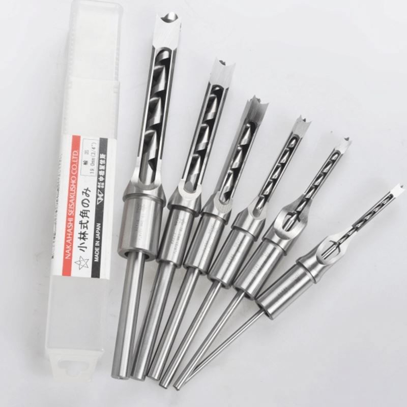 日本小林方孔钻方眼钻打榫机方榫钻扩孔器方钻钻芯台钻咀木工钻头