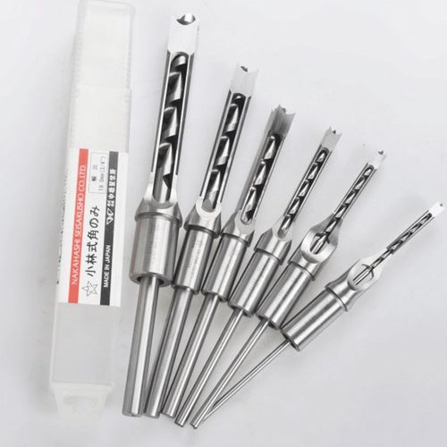 日本小林方孔钻方眼钻打榫机方榫钻扩孔器方钻钻芯台钻咀木工钻头