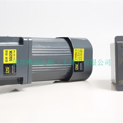 津晟邦电机120W180W220V带耳加强齿轮调速减速电机5IK12RGU-C马达