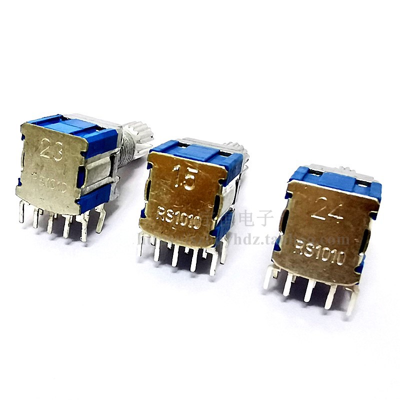 RS1010波段旋转开关档位切换转换开关2刀3档4档1刀5档 轴长15MM