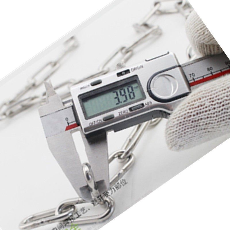 4mm粗316不锈钢链条铁链条 宠物狗铁链子铁环链吊灯晾衣铁链 锁链