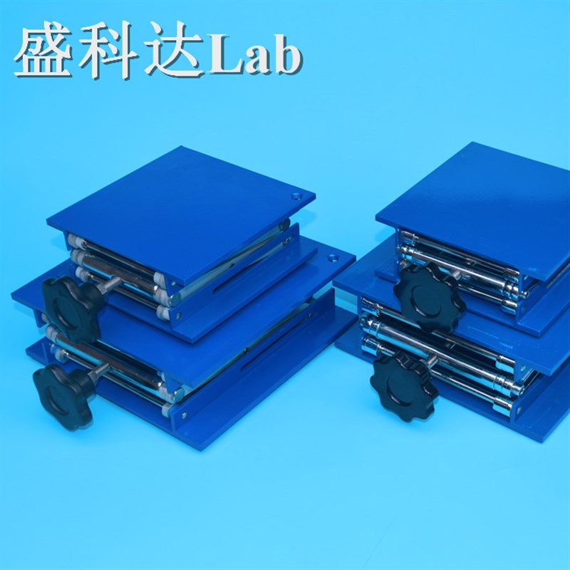 不锈钢升降台 铝氧化升降台 小型手动平台 微型升降平台 实验室用 - 封面