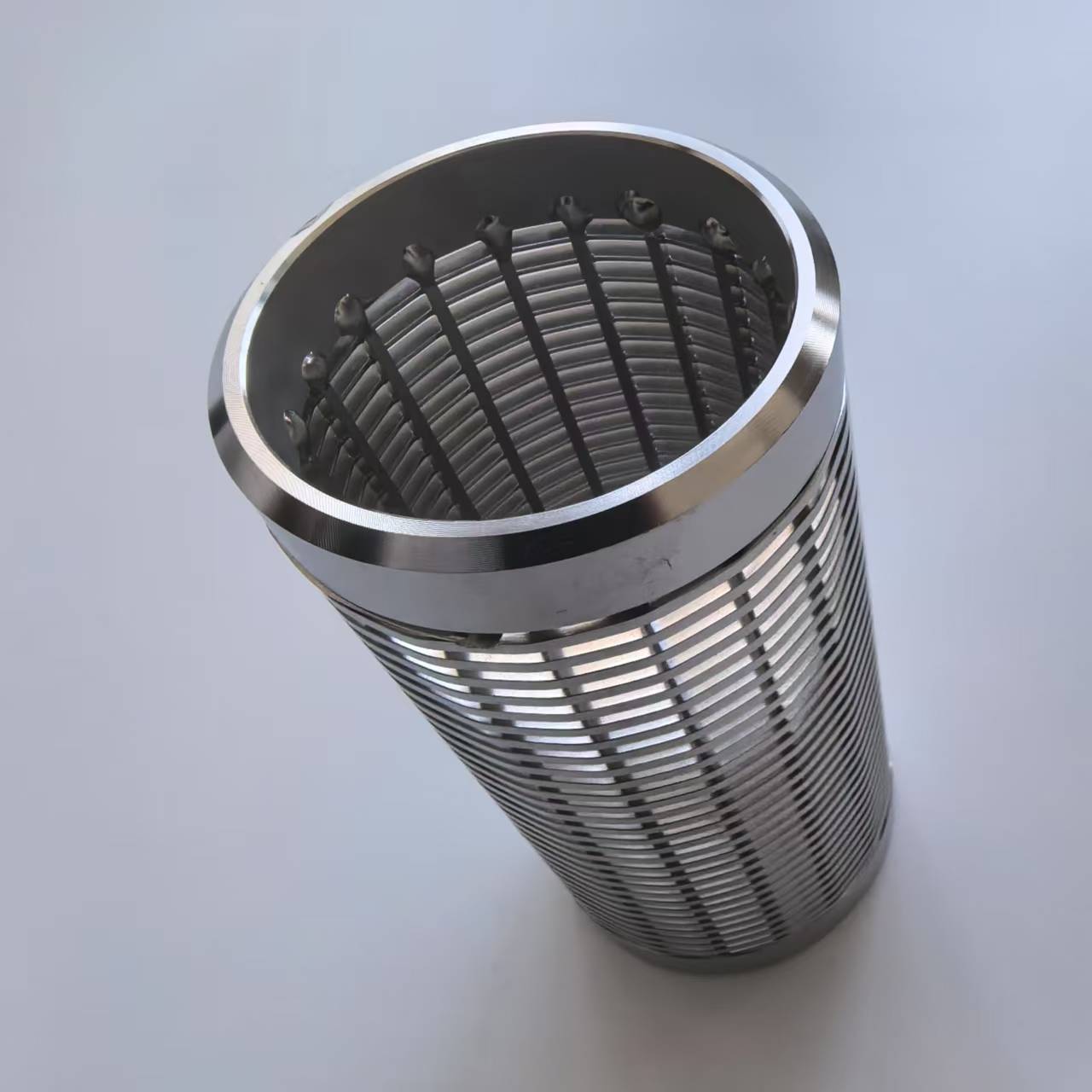 不锈钢约翰逊网滤筒 研磨机球磨机滤网 缝隙式筛网 0.1 0.2