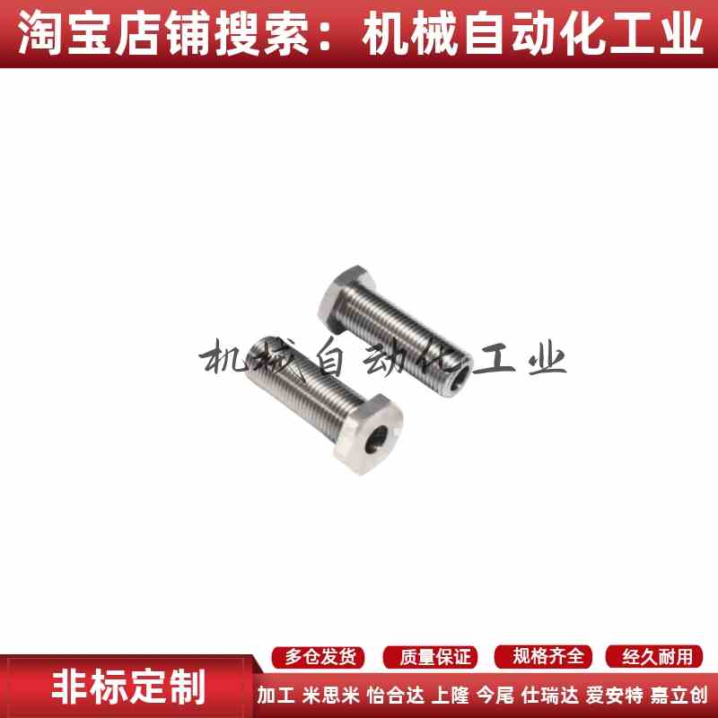 调整螺栓LVBS/LVFBS8/10/12-5/15/20/25/3040不锈钢通孔细牙PAX11