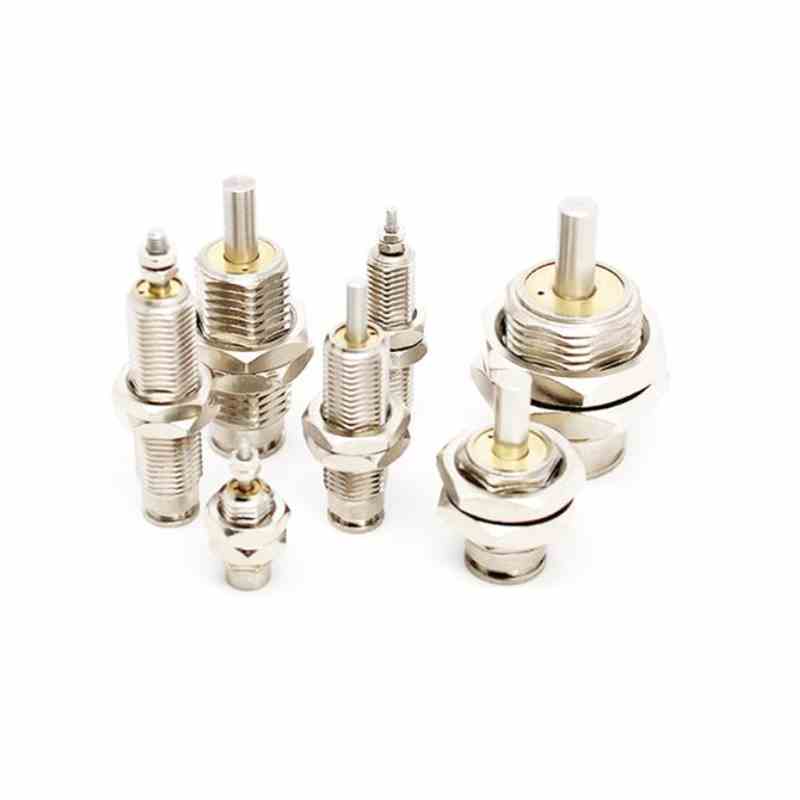 微型针型外螺纹迷你气缸CJPB4-5/CJPB4-10CJPB4-15单作用弹簧压回