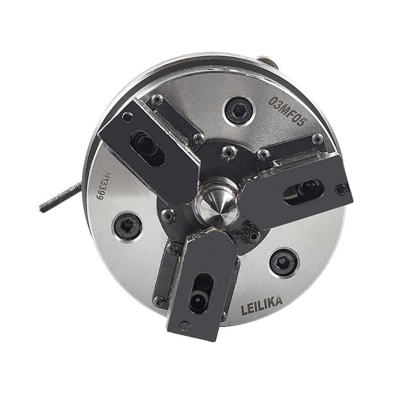 三爪前置式外圆磨床气动卡盘液压动力卡盘