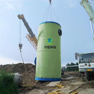 玻璃钢提升污水泵站 无人值守 一体化提升泵站 城市抗洪排水泵站