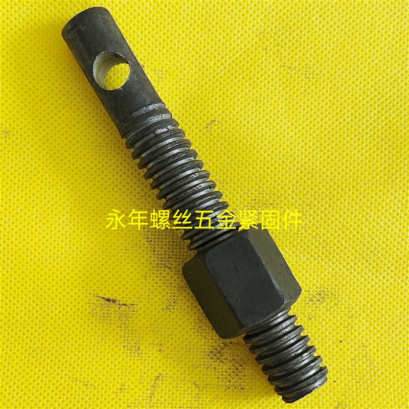 木工拼板夹丝杆六角头圆头焊接螺母紧固梯形螺丝杆夹具配件