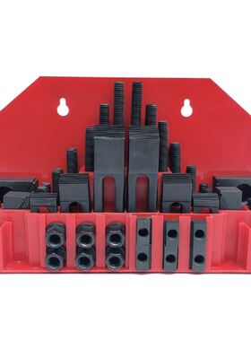 加硬组合压板58件套装 CNC加工中心铣床配件组合夹具 M12M16M20