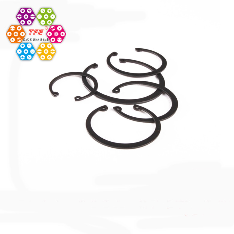 【M8-M130】碳钢发黑孔用挡圈 孔用卡簧 内卡垫圈 GB893