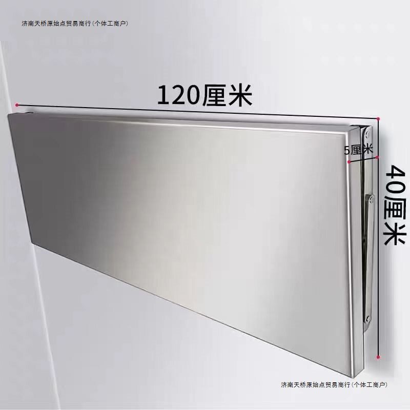 不锈钢置物架挂墙折叠桌可折叠家用墙上置物架餐桌壁挂墙面打孔架
