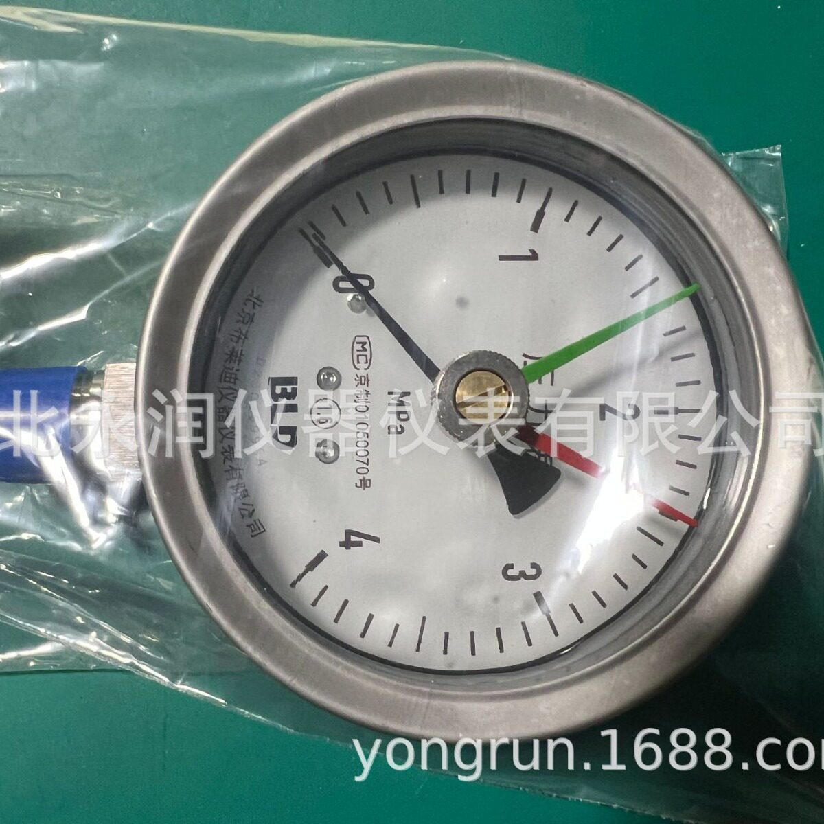 布莱迪BLD红绿三针耐震压力表