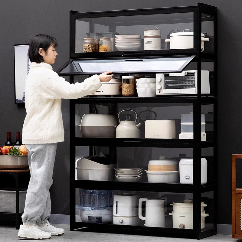 厨房置物架整理架调料架子收纳架厨房用品家用置物架餐边橱柜多层