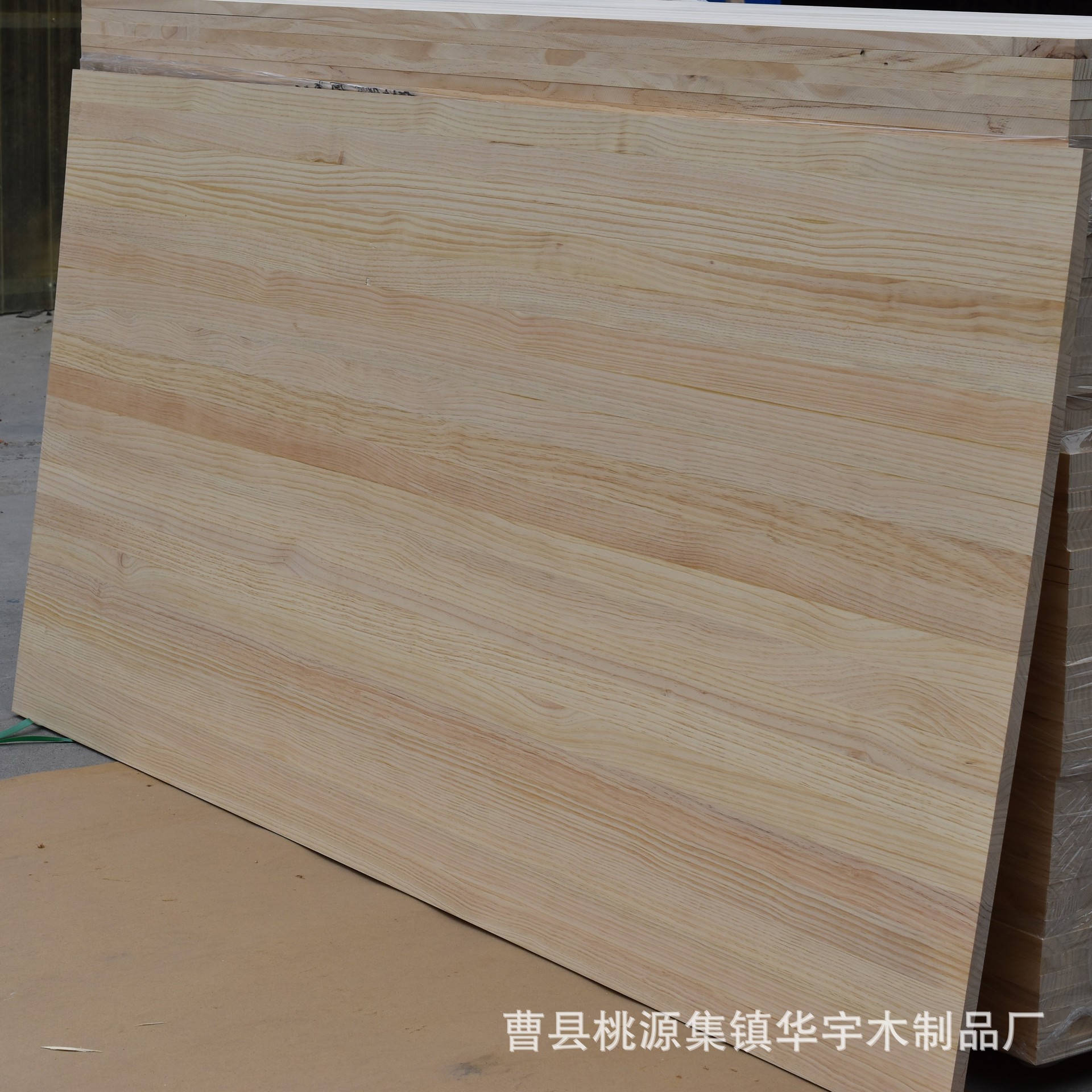 实木原木厚板一字隔板置物架