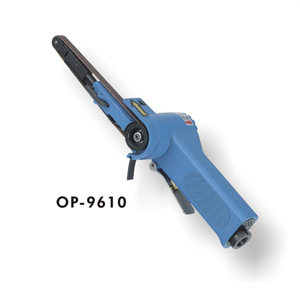 供应气动砂带机OP-9610气动砂布环带机10*330宏斌气动工具