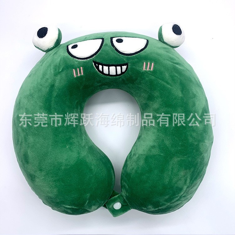 定制记忆棉U型枕保护脖子酸痛汽车座椅头靠两侧枕高密度海绵发泡