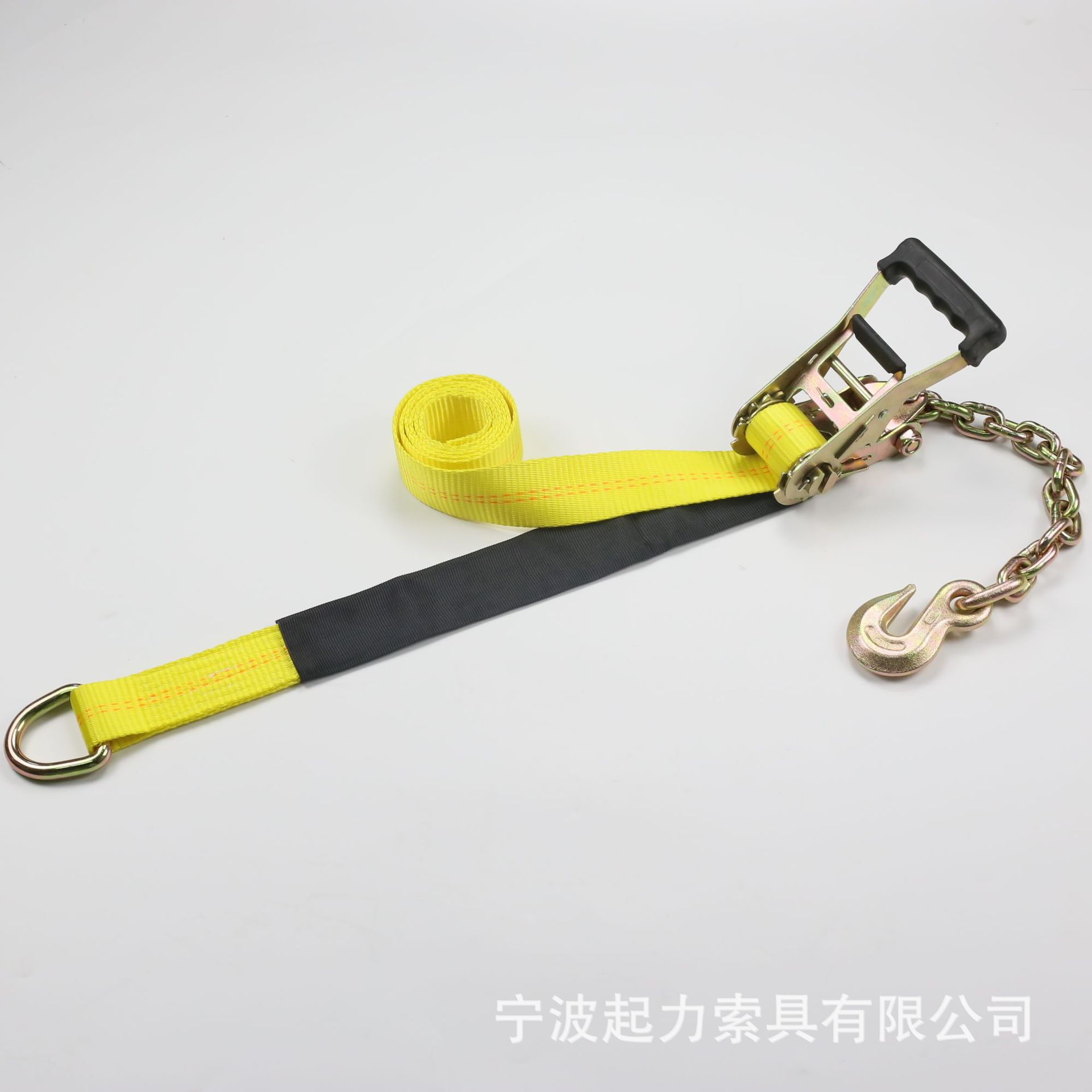 3寸大链条钩棘轮拉紧器捆绑带 收紧器捆绑带 扭转钩
