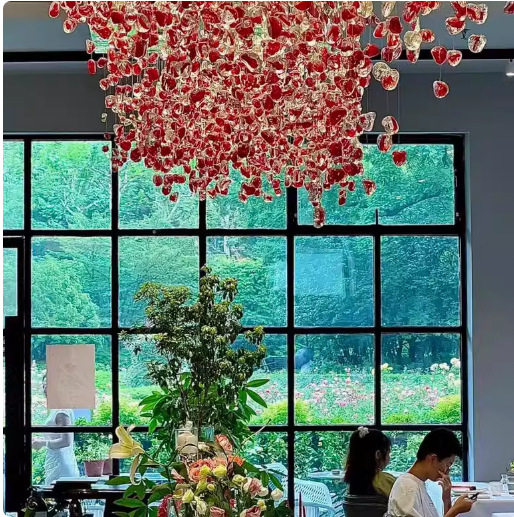 酒店大堂水晶灯现代简约石头吊灯创意个性别墅包厢灯工程灯具制作