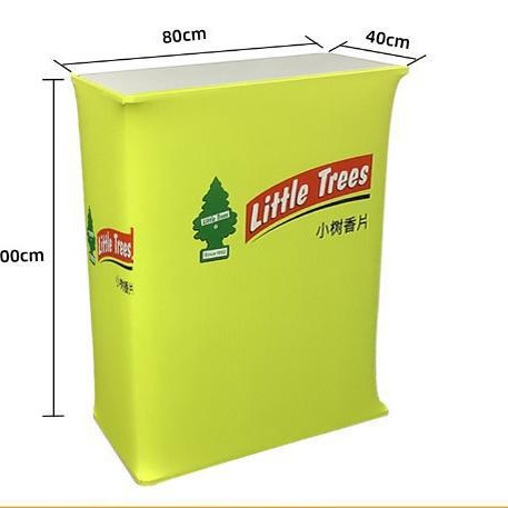 展架拍拍桌塑料汽缸升降弹力布展示台售楼处接待快幕秀前台试吃台